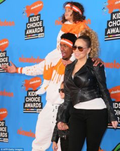 Mariah Carey, Nick Cannon, Moroccan & Monroe @ Orange Carpet Kids Choice Awards 2018 - 2