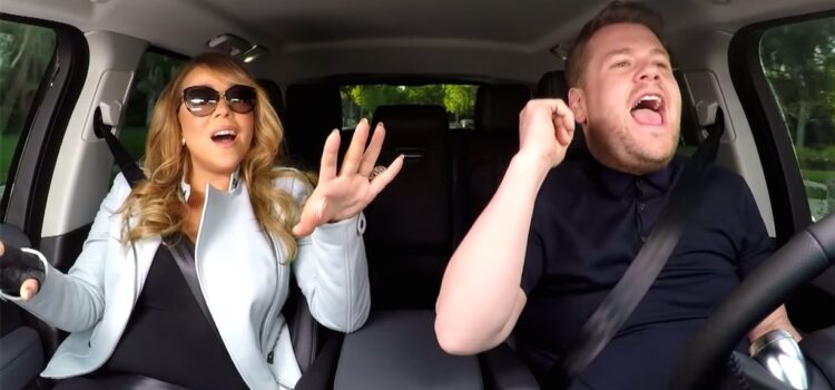 James Corden agradece a Mariah Carey en el último Carpool Karaoke
