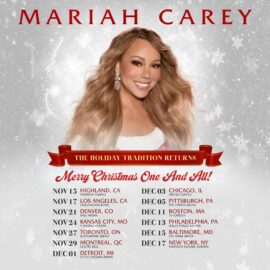 Mariah Carey se descongela y anuncia tour navideño