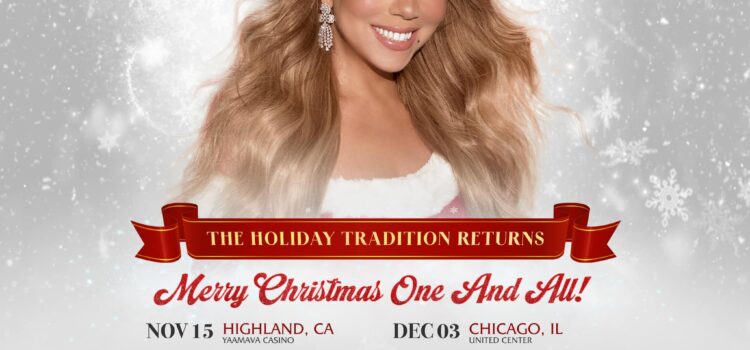Mariah Carey se descongela y anuncia tour navideño