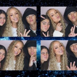 Mariah Carey aparece a juego con sus hijos Moroccan y Monroe en unas nuevas y adorables fotos